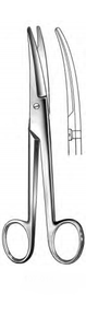 MAYO-NOBLE Dissecting Scissors, Curved, Beveled Blades, (16.5cm)6-1/2"