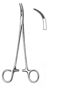 SCHNIDT Hemostatic Forceps, Full Curve, (19.1cm)7-1/2"