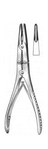 RUSKIN Bone Rongeur, Straight Jaws 3mm Bite, Double Action, (15.2cm) 701-240 6 RUSKIN Bone Rongeur, Straight Jaws 3mm Bite, Double Action, (15.2cm) 701-240 6