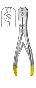 Front & Side K-Wire Cutter, Double Action, TC, (17.8cm) (706-550)7 Front & Side K-Wire Cutter, Double Action, TC, (17.8cm) (706-550)7