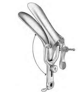 GRAVES Improved Vaginal Speculum, Wide Angle Blades, Medium, 1-3/8 x 4 (3.5cm x 10.2cm)