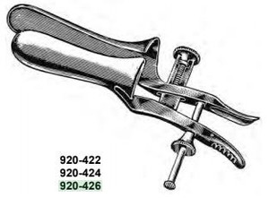 DEVILBISS Vaginal Speculum, Small, 3-1/2 x 7/8", ( 8.9cm x 2.2cm)