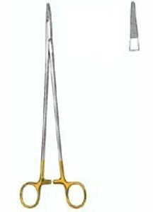 CRILE-WOOD Needle Holder, TC Inlays, (30.5cm)12 Tungsten Carbide CRILE-WOOD Needle Holder, TC Inlays, (30.5cm)12 Tungsten Carbide