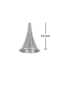 EAR SPECULUM BY HARTMANN, SIZE 1, STAINLESS STEEL, MATT FINISH