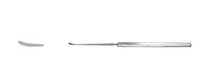 EAR SPATULA BY ZAUFEL, L 160 MM, W 3 MM