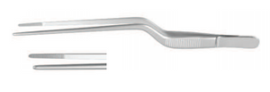 EAR DRESSING FORCEPS BY JANSEN, 21CM,BAYONET