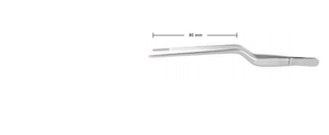 EAR DRESSING FORCEPS BY JANSEN, 16CM,BAYONET, VERY DELICATE EAR DRESSING FORCEPS BY JANSEN, 16CM,BAYONET, VERY DELICATE