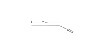 SUCTION TUBE BY NIJMEGEN,  1.5MM,WL 70MM