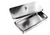 INSTRUMENT TRAY WITH LID, 300X200X50MM,18/10 STAINLESS STEEL + SILICONE MAT