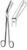 BRAUN Episiotomy Scissors, Angled To Side, Guarded Blades, Satin, (21.6cm) 8-1/2" .