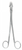 TONSIL ABSCESS FORCEPS BY THILENIUS,CURVED, 20CM