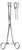 FOERSTER Sponge Forceps, Smooth, Straight, (24.1cm) 9-1/2"