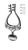 JANSEN Mastoid Retractor, 3 x 3 Prongs, Blunt, Satin, (10.8cm) 4-1/4"