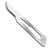 FINE BRAND Surgical Blades, Sterile, No 22, Box of 100,
