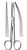 DEAVER Scissors, Curved, Sharp/Sharp Points, (14cm) 5-1/2"
