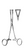 ROCHESTER-OCHSNER Hemostatic Forceps,1X2 Teeth, Curved, (254cm) 10"