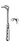 RICHARDSON Retractor, Loop Handle, 1-1/2", (38cm) x 1-1/2", (38cm), (241cm)9-1/2"