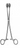 Child Intestinal Forceps, With interchangeable Rubber Jaws, (248cm)9-3/4"