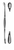 VOLKMAN Double End Curette, Oval Cups 5mmx10mm and 8mmx20mm, (14cm)5-1/2"
