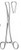 JARCHO Uterine Tenaculum Forceps, Double Curved, (203cm)8"