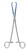 SCHROEDER Uterine Tenaculum Forceps, Coated, Straight, (255cm)10"