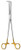 BIHRLE Dorsal Clamp - Tungsten Carbide Needle Holder (27.9cm)11"