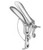 GRAVES Improved Vaginal Speculum, Wide Angle Blades, Medium, 1-3/8 x 4 (3.5cm x 10.2cm)