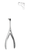 NASAL SPECULUM BY TIECK-HALLE,F.BABIESBLADE 17.5MM, LENGTH 13CM - DIFF. MODEL-