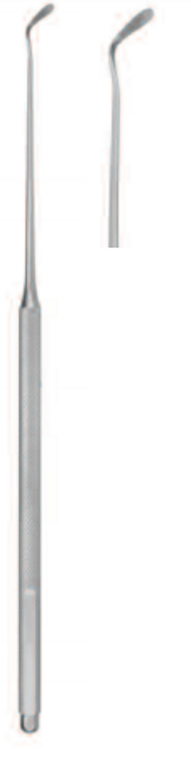 DISSECTOR, DELICATE, DOUBLE CURVED,RIGHT, 16CM