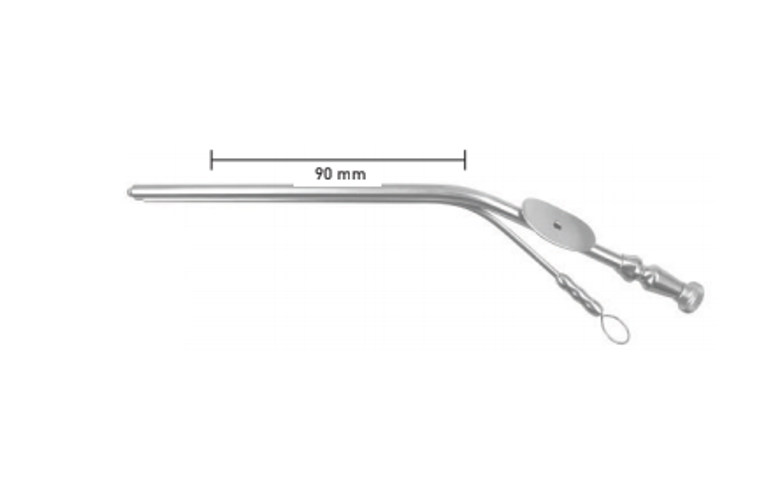 SUCTION-IRRIGATOR BY HOUSE, CYL., WL 9CM4.5 X 2.0MM, LUER