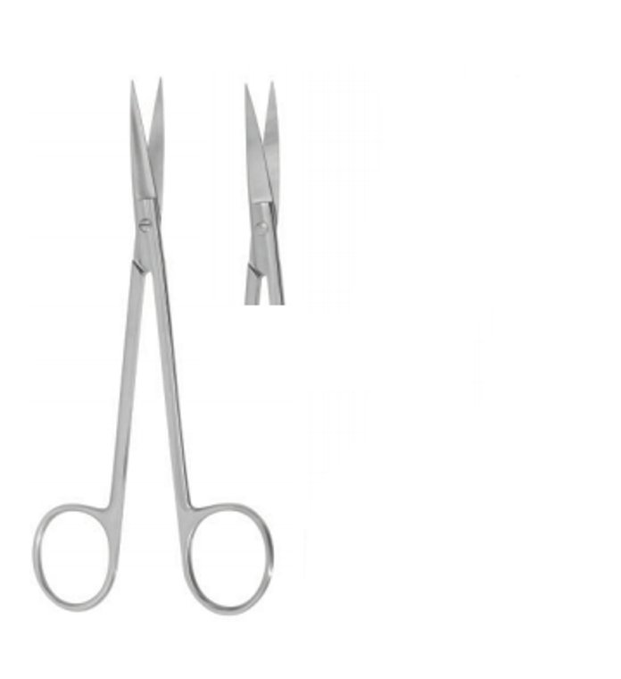 PLASTIC SURG.SCISSORS BY JOSEPH, CVD,SHARP, 14.5CM