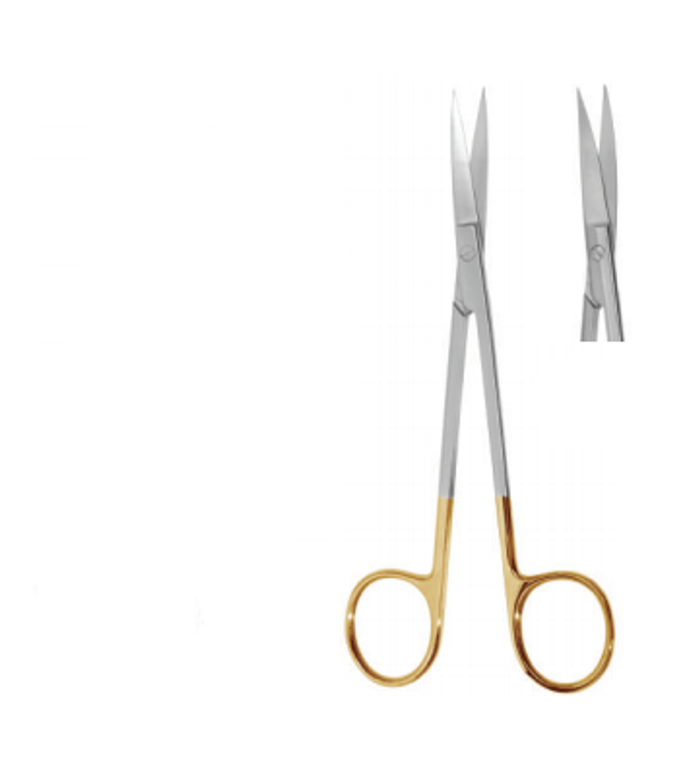 PLAST.SURG.SCISSORS. BY JOSEPH, CVD.,SHARP, 14CM, "TC"