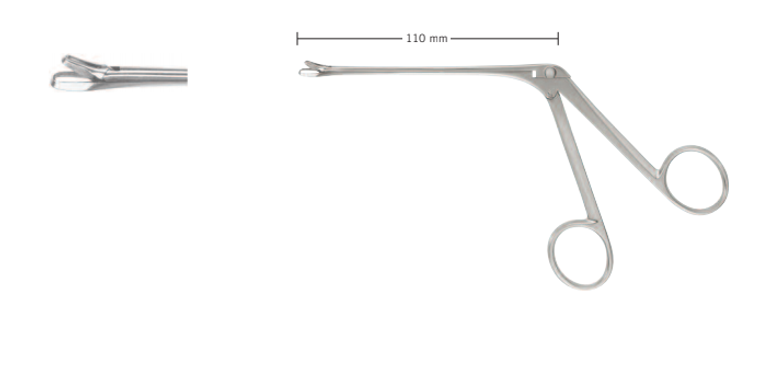 NASAL FORCEPS BY GRUENWALD,WL 11CM,THROUGH-CUTTING, SIZE 1, BITE 3.0 MM