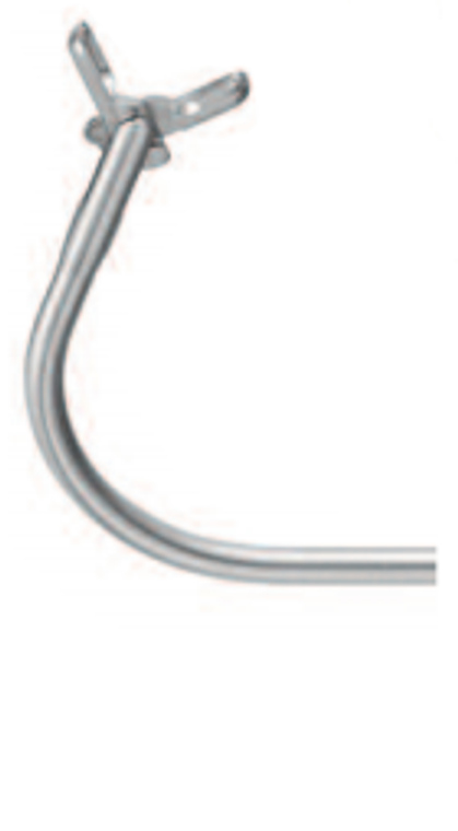 DOUBLE SPOON FORCEPS, 110°BACKW.CUTTING,VERTICAL OPENING, OVAL, 4MM,LENGTH 14CM