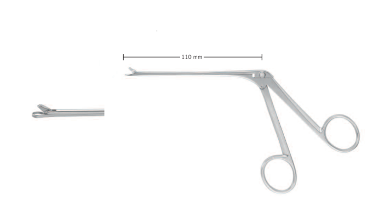 THROUGHCUT FORCEPS BY BLAKESLEY, STR.,BITE 2.5MM, SIZE 1=3.5MM WIDE, WL 11CM