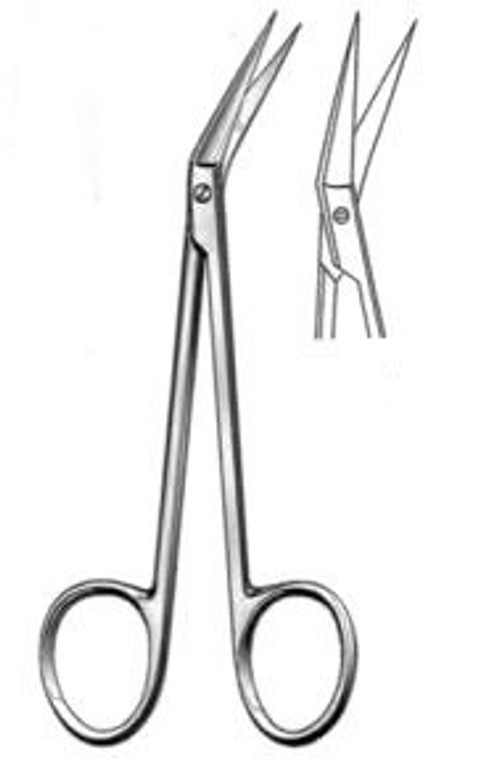 IRIS Scissors, Angular, (11.4cm) 4-1/2"