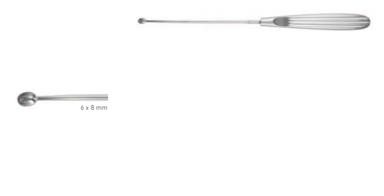 ANTRUM CURETTE BY HALLE , MALLEABLE,S.2WL 21 CM