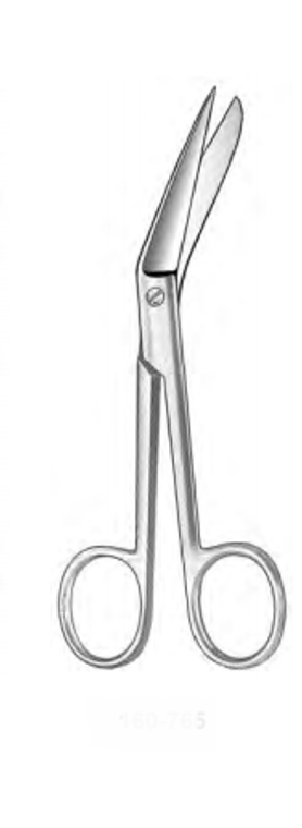 LISTER Bandage Scissors, Chrome, (19.1cm) 7-1/2"