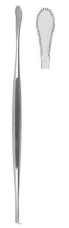 TONSIL DISSECTOR BY HENKE, DOUBLE ENDEDSERR 12MM, SMALL BLUNT, LENGTH 23CM