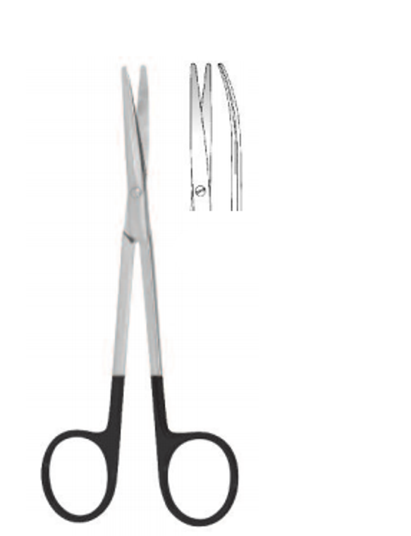 DISSECTING SCISSORS BY METZENBAUM-FINO,BL/BL, CVD, 18CM, SUPER CUT