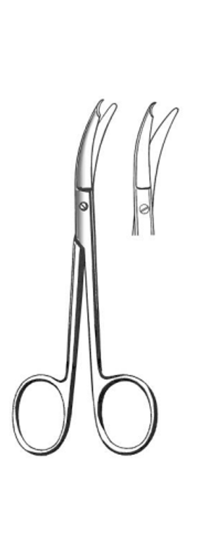 NORTHBENT Suture Scissors, Satin, (11.4cm)