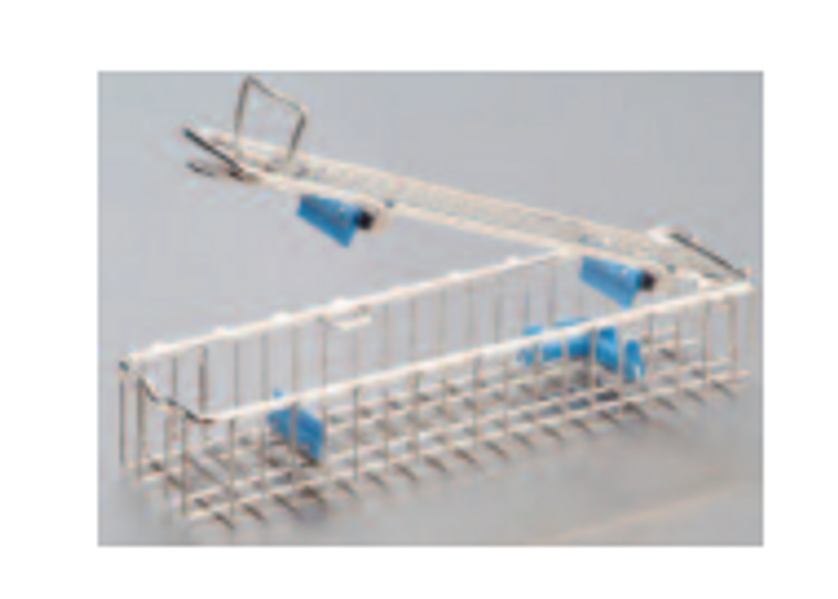 ENDOSCOPY STERILISING TRAY WITH LID,FOR 2 ENDOSCOPES 290 x 80 x 52 MM