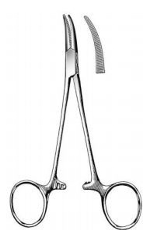 HALSTEAD Mosquito Forceps, Curved, (11.4cm)4-1/2"