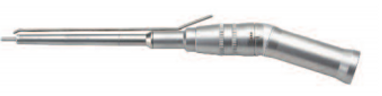 HANDPIECE ANGLED, LENGTH 130MM, WITHSPRAY NOZZLE, F. BURRS W. LENGTH 125MMTRANSMISSION 1:1, 40.000rpm