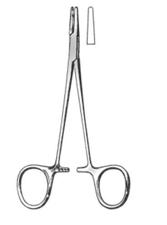 DERF Needle Holder, (12.1cm) 4-3/4"