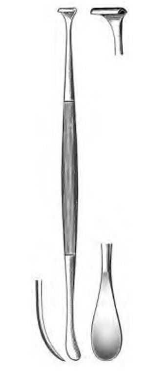 HURD Tonsil Dissector and Pillar Retractor, standard pattern blade, (22.9cm) 9"