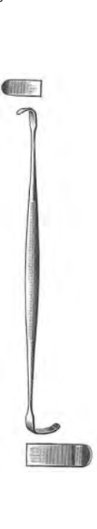 RAGNELL Retractor, Double Ended, Satin, (15.2cm) 6"