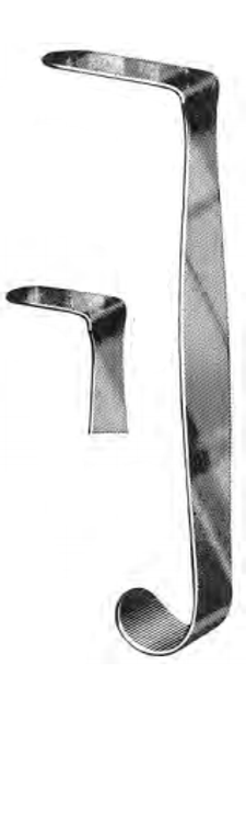 HEANEY Hysterectomy Retractor, Blade 1-1/8" x 2-7/8", (26.7cm) 10-1/2"