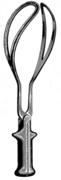 SIMPSON Obstetrical Forceps, Short Model, (30.5cm) 12"