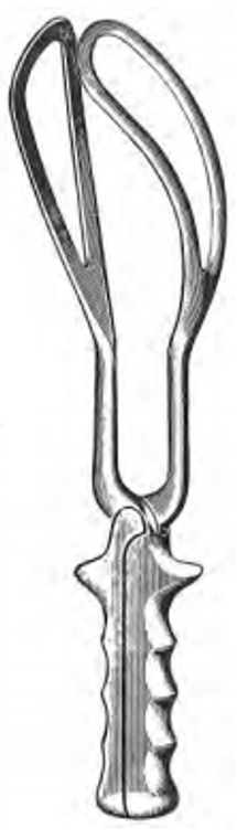 SIMPSON Obstetrical Forceps, Long Model, (35.6cm)